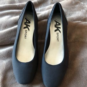 Brand new AK Sport Black Wedges